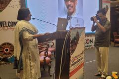 During my talk at Phonocon 2025 Bhubaneswar — forever grateful to my mentor my guiding light