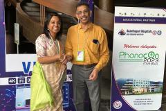 Nothing quite like receiving congratulations from Dr. Jayakumar Menon just after the Rising Star Award