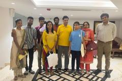 An evening of good food great company and Vishy Anand