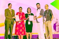 Asia Oceania ORL HNS 2019 — 3 Gold Medals Receiving the Rhinology Quiz Gold from the world-renowned Dr. TN Janakiraman