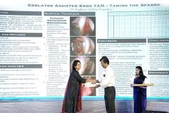 Larynx 2022 Conference thrilled to receive the Second Prize for E Poster Presentation from Prof Dr. Krishna Kumar