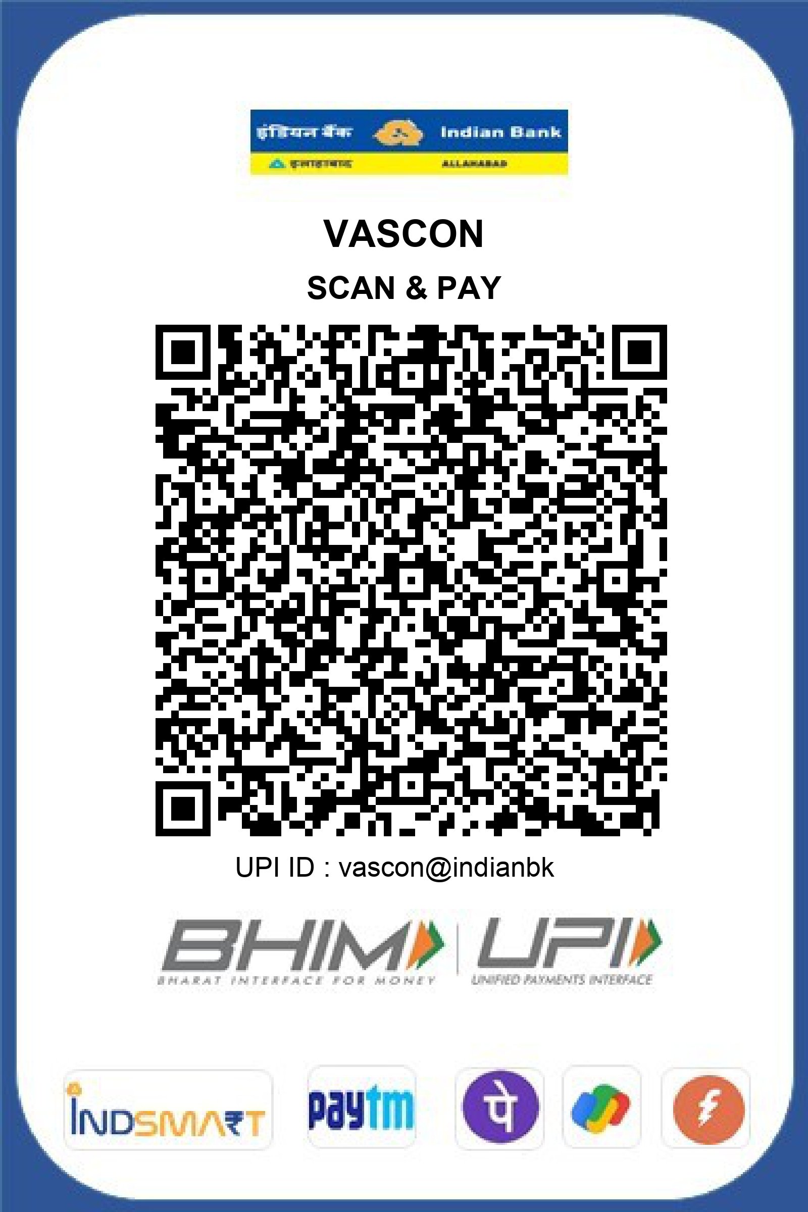Scan to pay QR code (extracted from brochure)