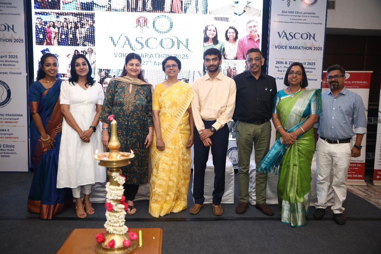 Inaugurating VASCON Voice Marathon 2025, Chennai
